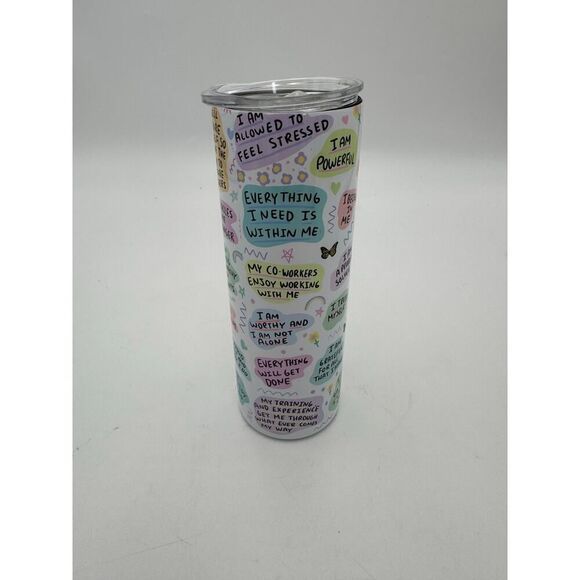 Affirmation‎ Tumbler With LId - Picture 1 of 6